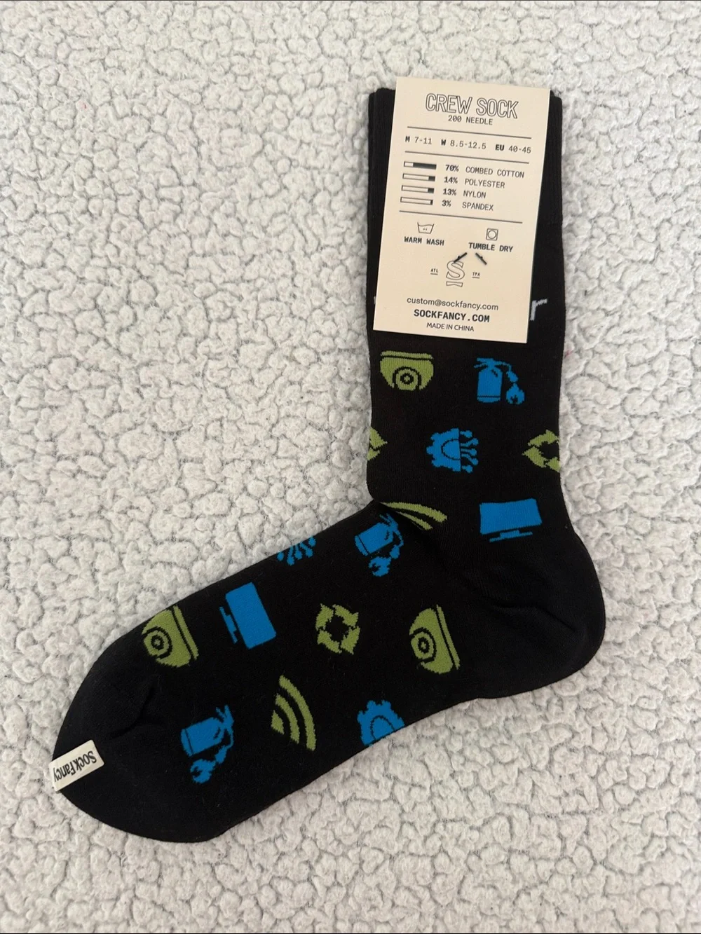 Men’s Sock Fancy Crew Socks